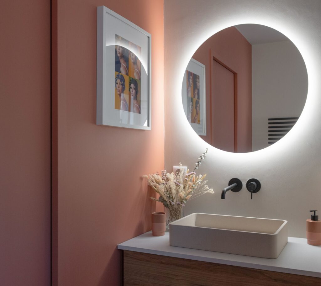 Photo rénovation maison saint germain au mont d'or - Béton ciré - Louise Garnier - architecte d'intérieur