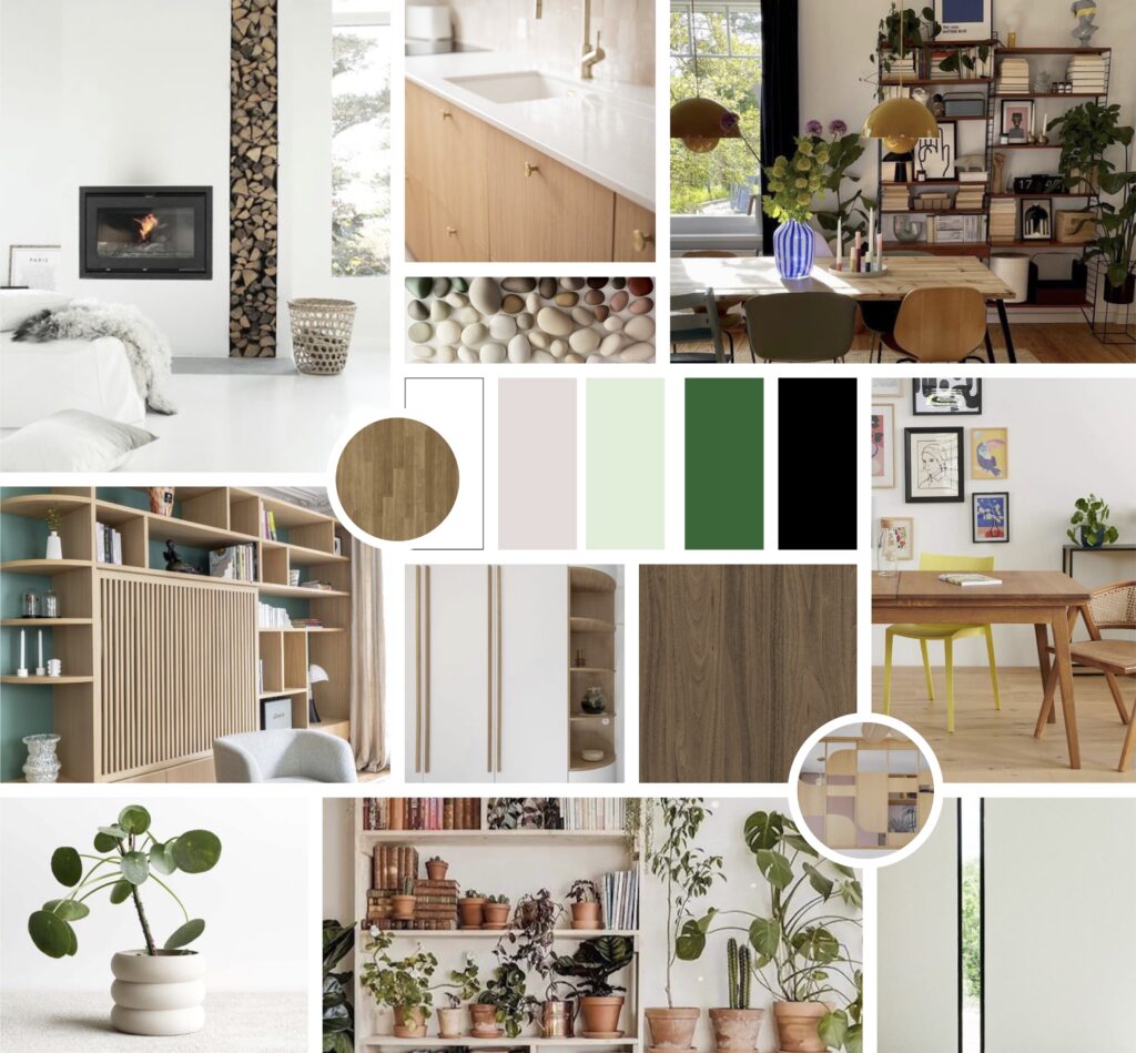 Planche rénovation maison saint germain au mont d'or - Béton ciré - Louise Garnier - architecte d'intérieur