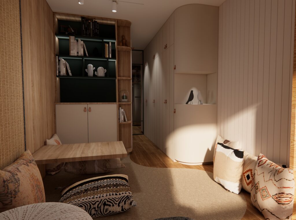 Projet Tatami - Louise Garnier - Rénovation complète - Grenoble - architecture d'intérieur