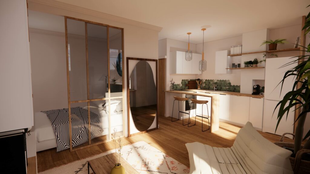 Projet Inkermann- Louise Garnier - Lyon 6 - Rénovation complète - architecture d'intérieur