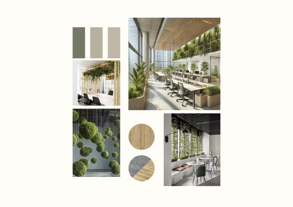 Projet Panda Family - Planche rénovation bureaux Lyon 6 - Louise Garnier - architecte d'intérieur