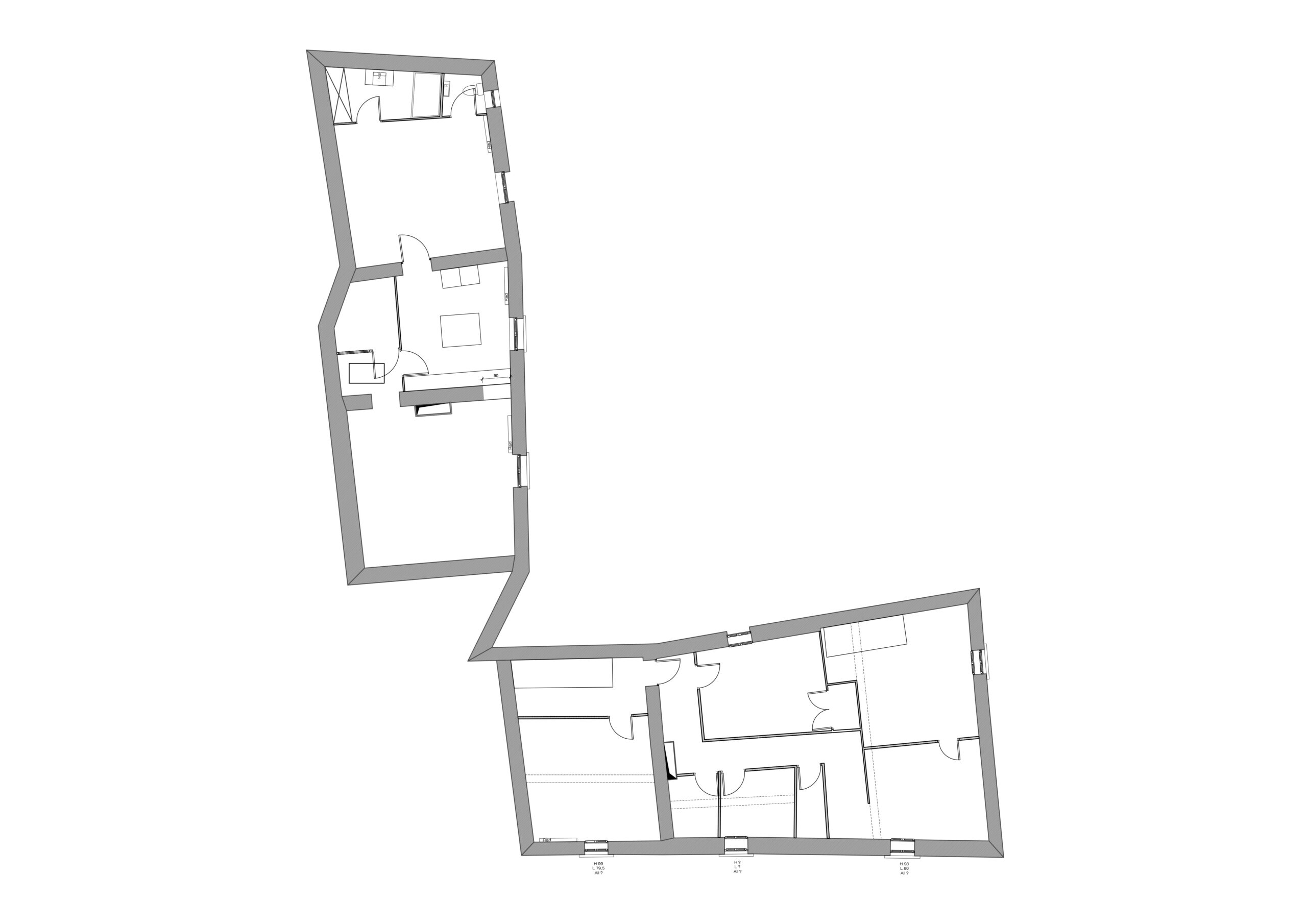 Projet Coliv' - Louise Garnier - Saint Genis Laval - Rénovation coliving - architecture d'intérieur