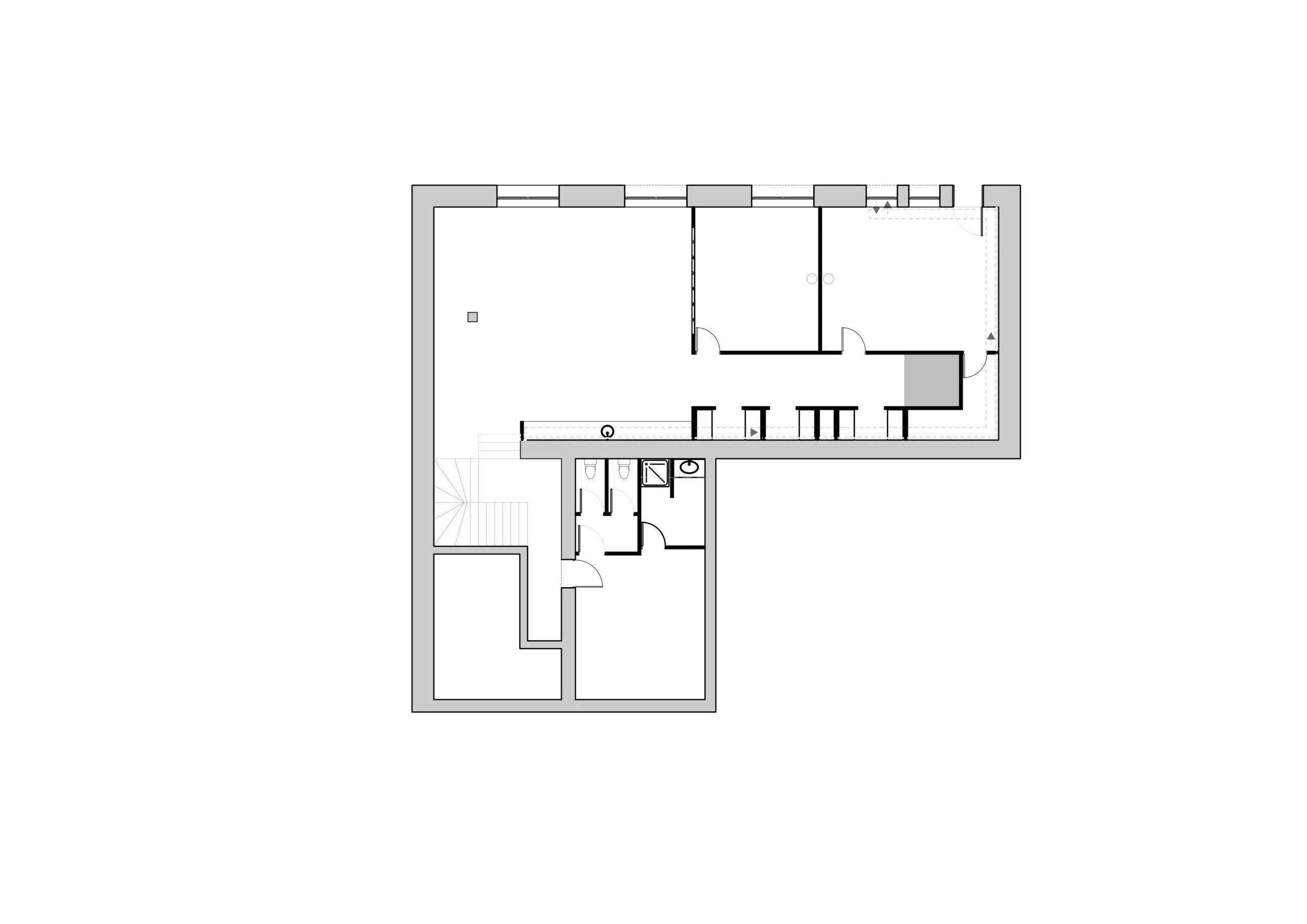 Projet Panda Family -Plan rénovation bureaux Lyon 6 - Louise Garnier - architecte d'intérieur