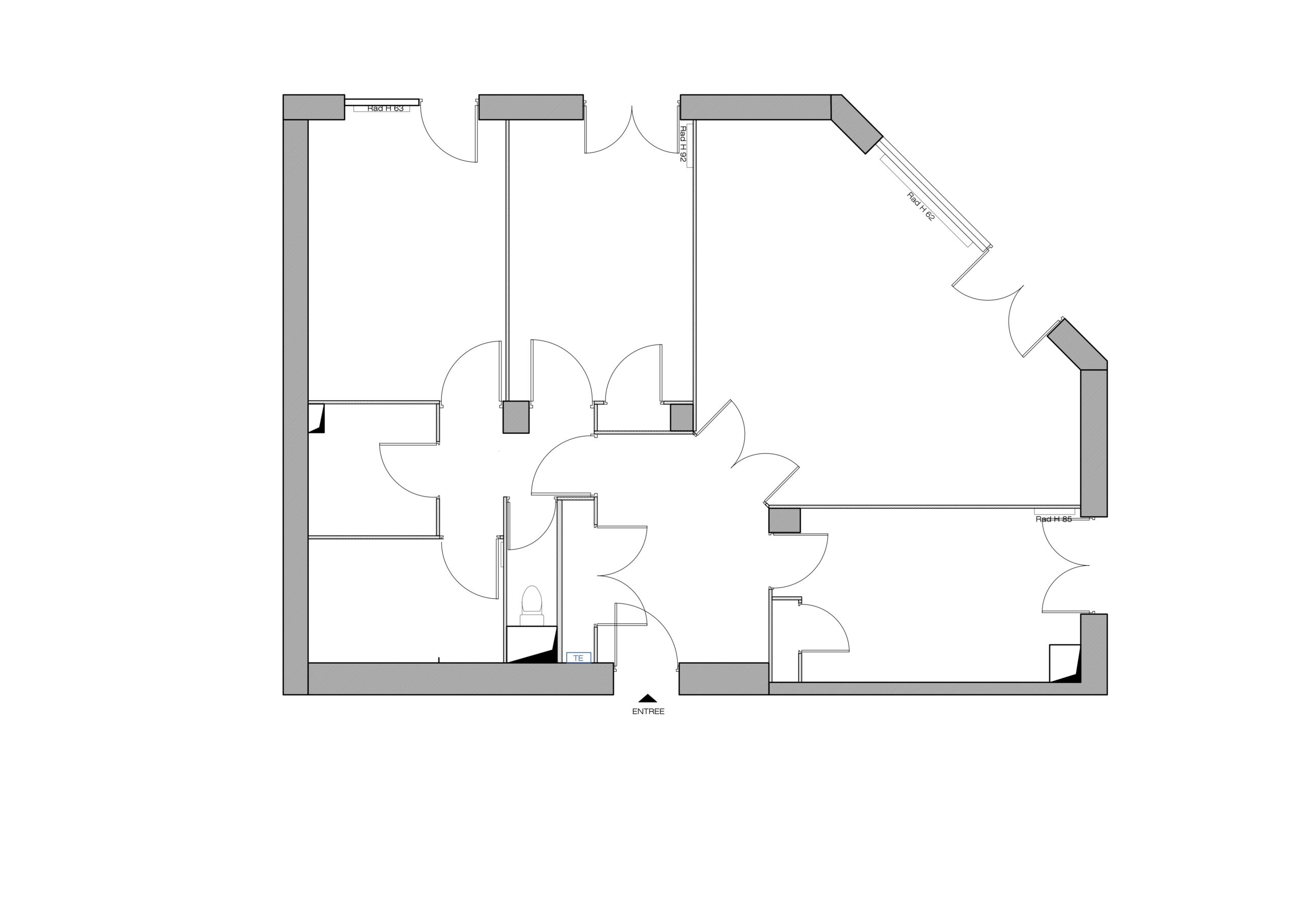 Projet Vertigo- Louise Garnier - Lyon 3- Rénovation - architecture d'intérieur