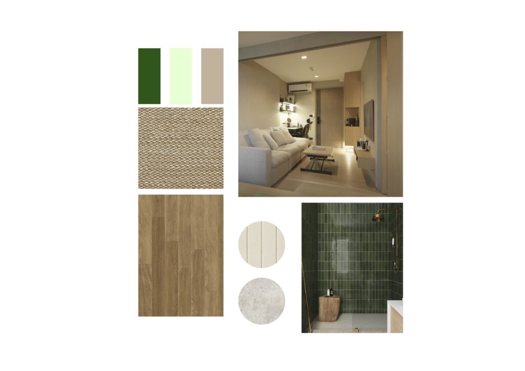 Projet Tatami - Planche rénovation studio Grenoble- Louise Garnier - architecte d'intérieur