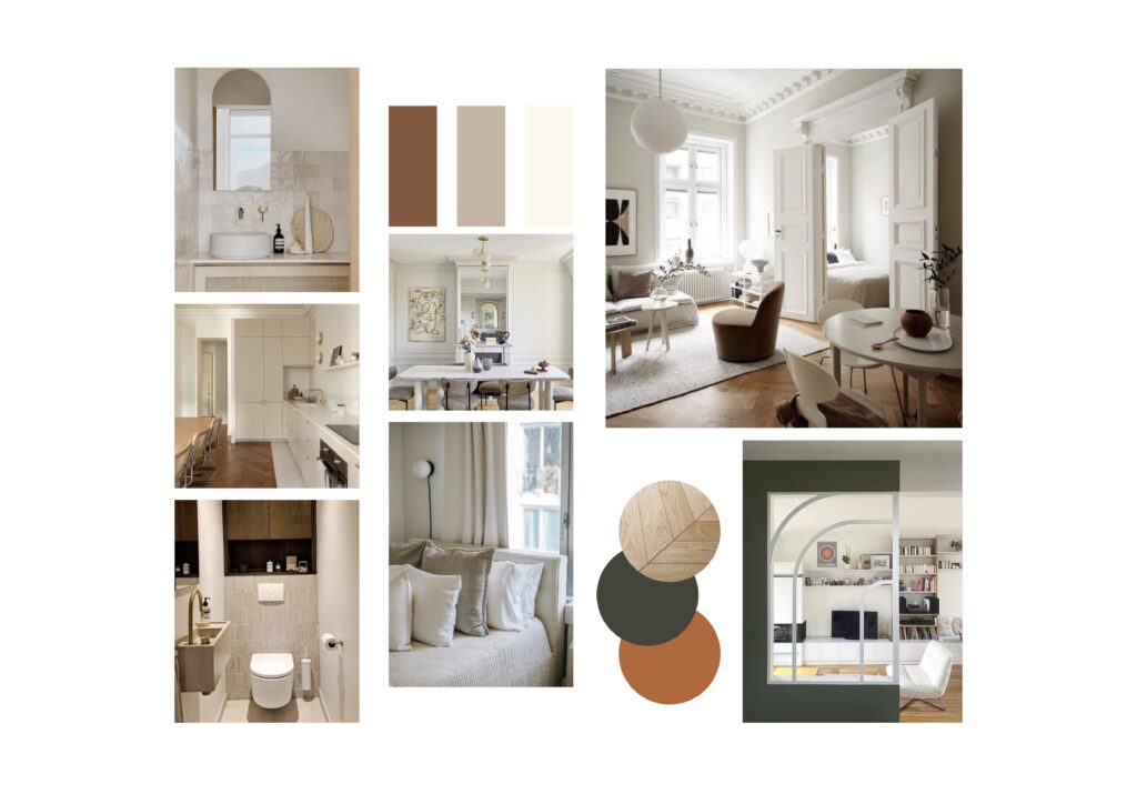 Projet Corneille - Planche rénovation appartement Lyon 6- Louise Garnier - architecte d'intérieur