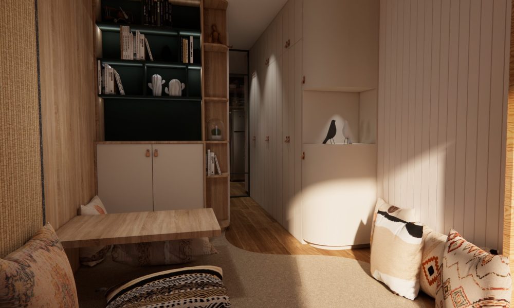 Projet Tatami - Louise Garnier - Rénovation complète - Grenoble - architecture d'intérieur